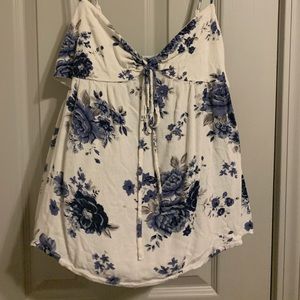 Floral Cut-Out Tank